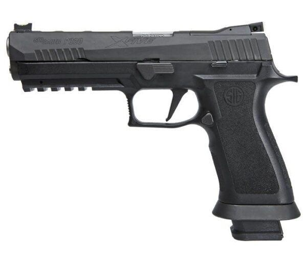 SIG SAUER P320 9mm X-Series X5 BLK,5 inch Barrel,(2) 10rd Steel Magazines