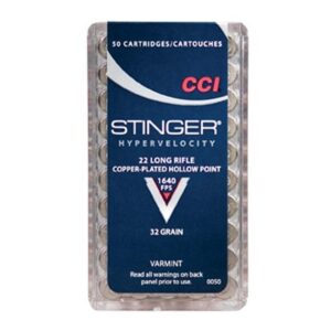 CCI 22LR STINGER 32GR CPHP 1640FPS (50pcs)