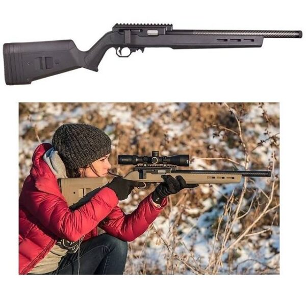 VOLQUARTSEN SUMMIT 22LR 10 SHOT MATCH GRADE THREADED CARBON FIBER BARREL WITH MAGPUL HUNTER STOCK