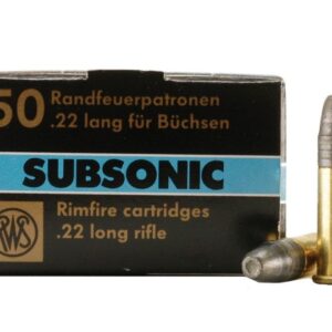 RWS .22lr Subsonic HP Ammo (50 ROUNDS)
