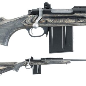RUGER 77 GUNSITE SCOUT BLUE 308 16.5 INCH FLASH