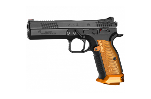 CZ TS – TACTICAL SPORT 2 – 9X19MM ORANGE EDITION – 130MM 2x S/MAGS 10RND MAG