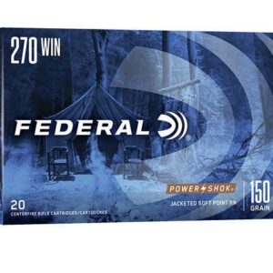 FEDERAL 270 WIN 150GR SP POWER-SHOK – 20 PACK
