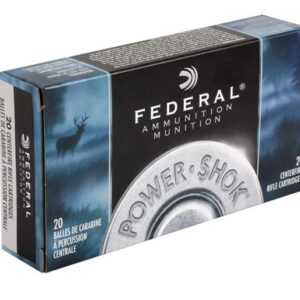 FEDERAL 22-250 REM 55GR SP POWER-SHOK (200pcs)