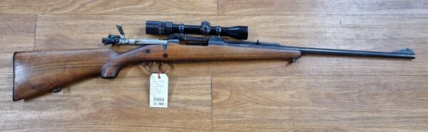MAUSER 98 8X57 5 SHOT CUSTOM RIFLE, BUSHNELL ADJUSTABLE RETICLE