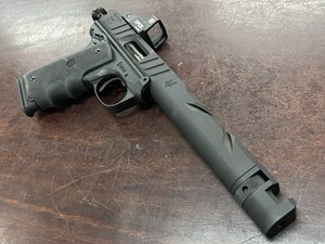 VOLQUARTSEN VF4M 6X MAMBA X PACKAGE 22LR, 10 SHOT CASED WITH TWO MAGS 7IN BARREL, COMPENSATOR, VOLQUARTSEN ACCURIZING KIT, VOLQUARTSEN COMPETITION BOLT OPTIC READY WITH EOTECH EFLX MINI REFLEX SIGHT 3MOA