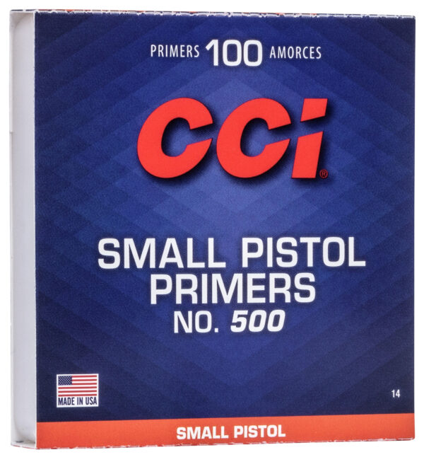 CCI Primer Small Pistol No500 100pk